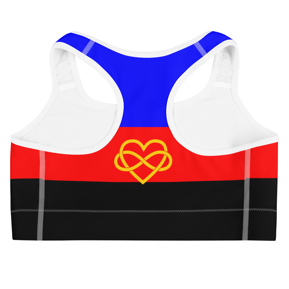 Poly Pride Flag Sports bra