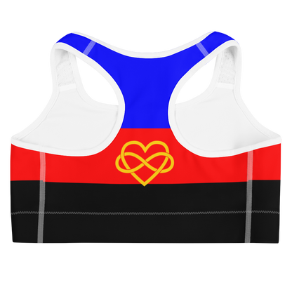 Poly Pride Flag Sports bra