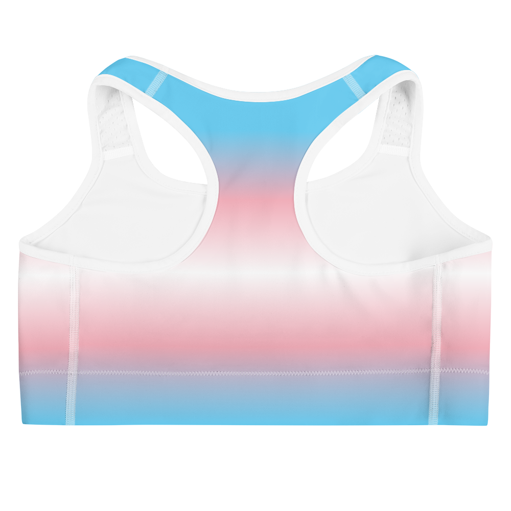 Trans Pride Gradient Sports bra