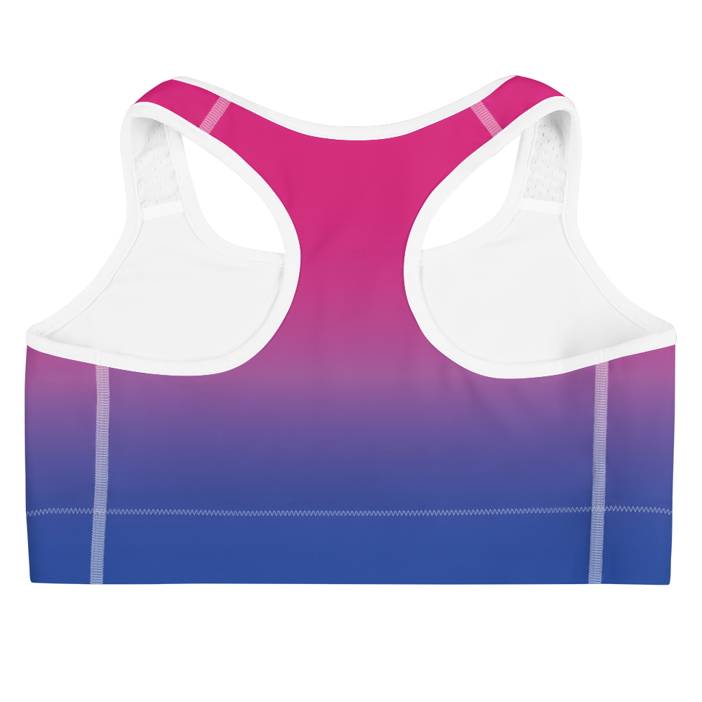 Bi Pride Gradient Sports bra