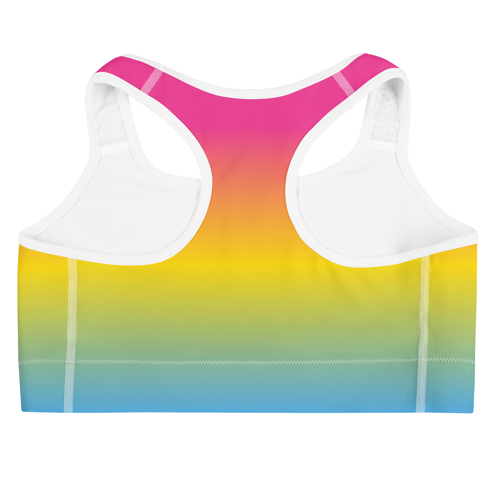 Pan Pride Gradient Sports bra