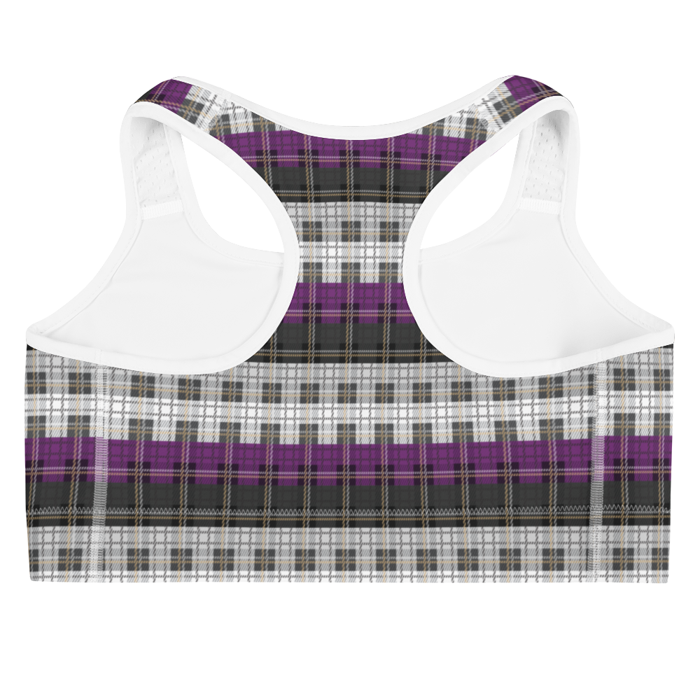 Ace Plaid Sports bra