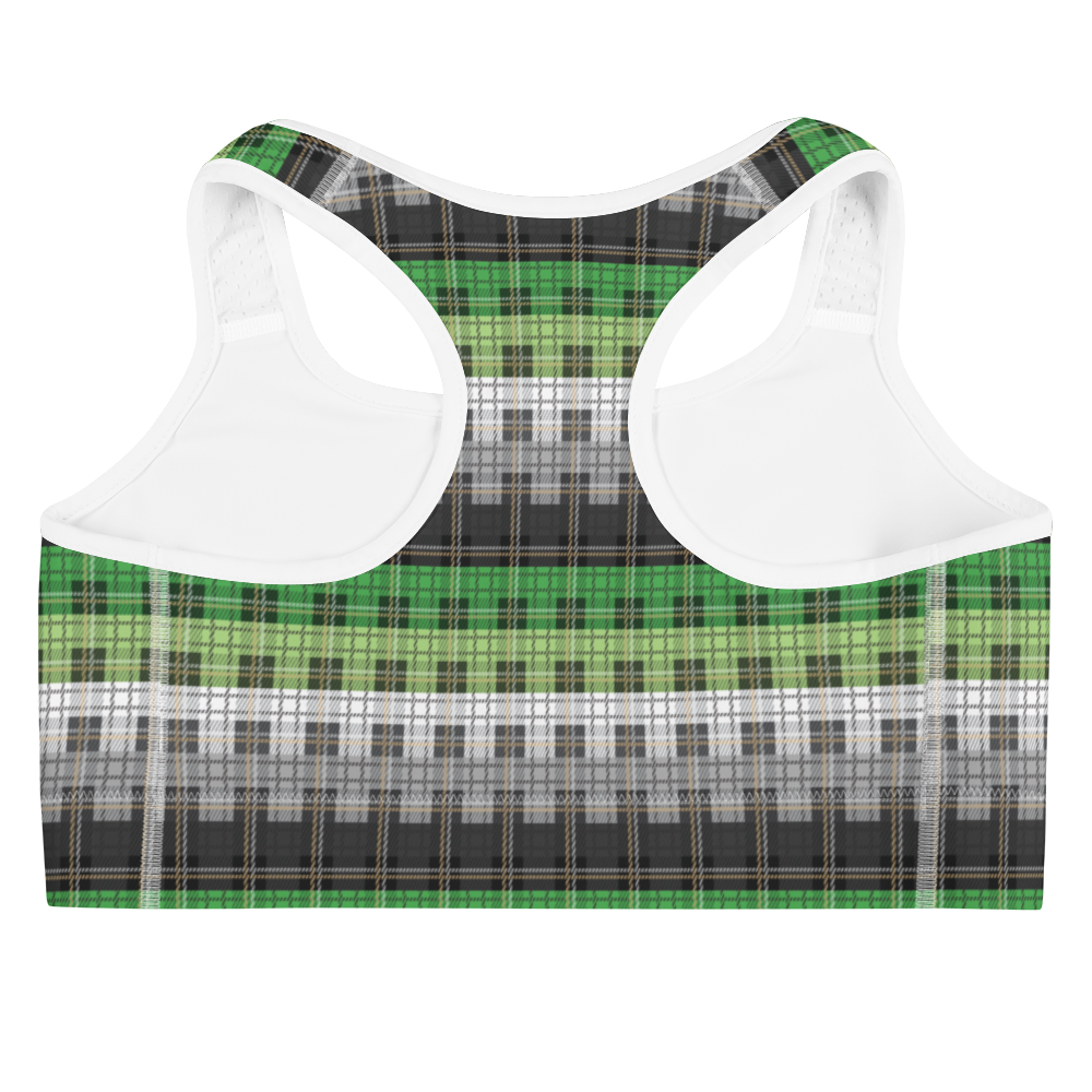 Aro Plaid Sports bra