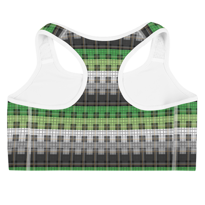 Aro Plaid Sports bra