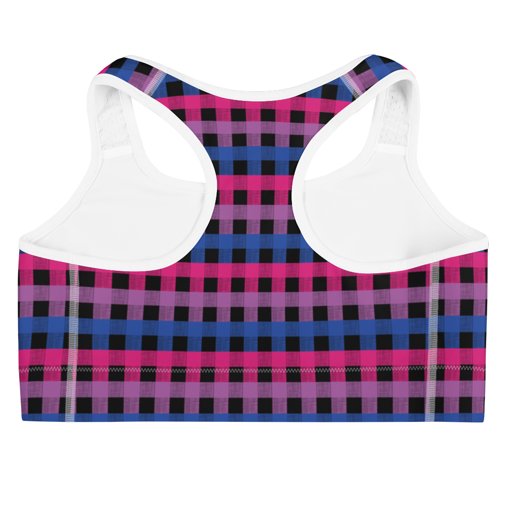 Bi Flannel Sports bra