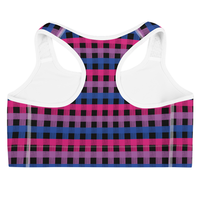 Bi Flannel Sports bra