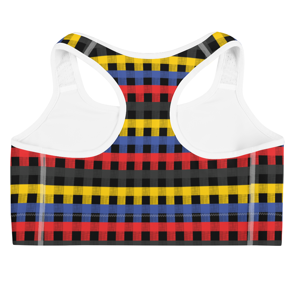 Poly Flannel Sports bra