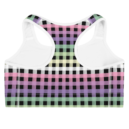 Genderfae Flannel Sports bra