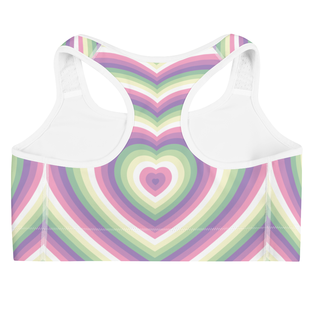 Genderfae Hearts Sports bra