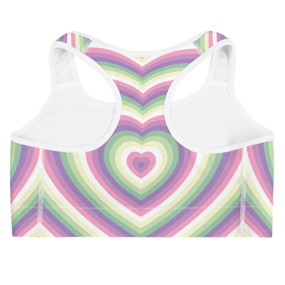 Genderfae Hearts Sports bra