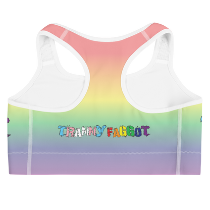 Tranny Faggot Sports bra