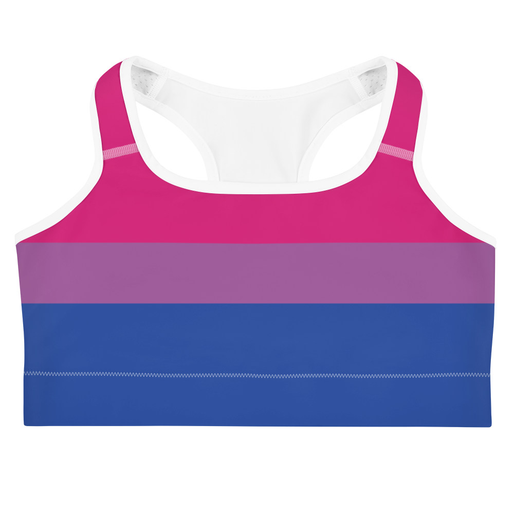 Bi Pride Flag Sports bra