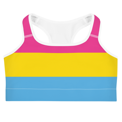 Pan Pride Flag Sports bra