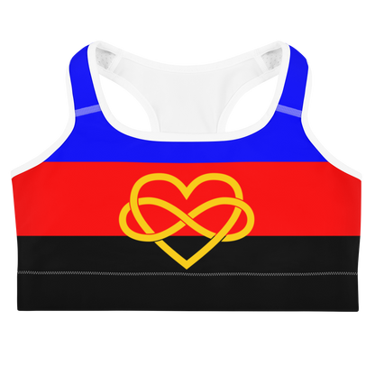 Poly Pride Flag Sports bra