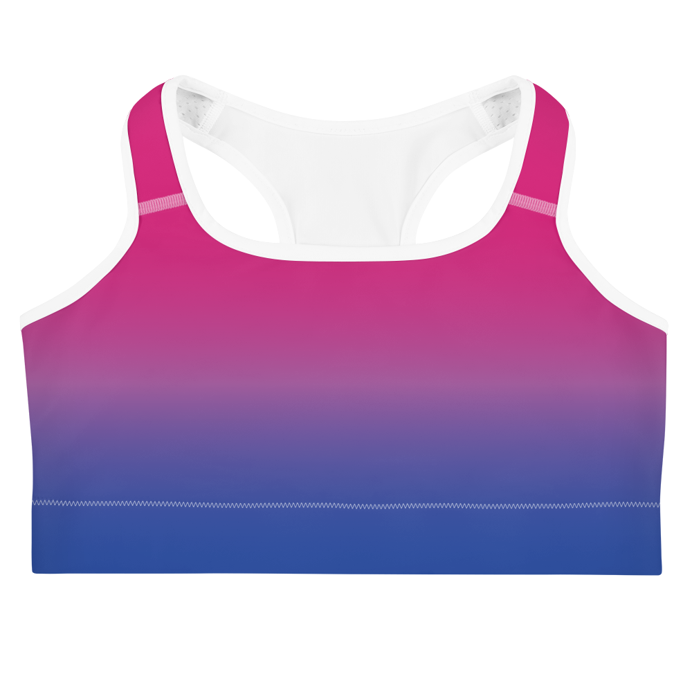 Bi Pride Gradient Sports bra