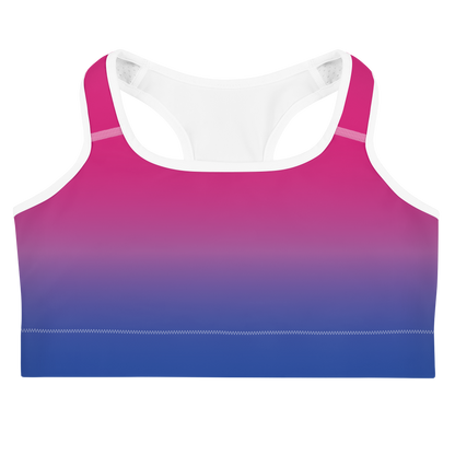 Bi Pride Gradient Sports bra