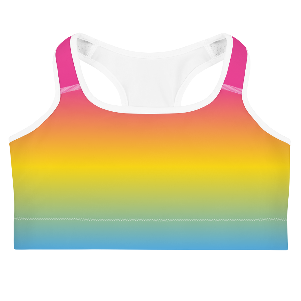 Pan Pride Gradient Sports bra