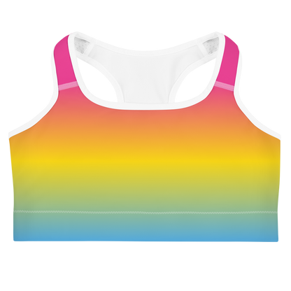 Pan Pride Gradient Sports bra