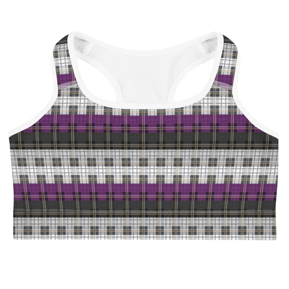 Ace Plaid Sports bra