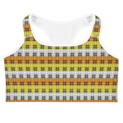 Maverique Plaid Sports bra