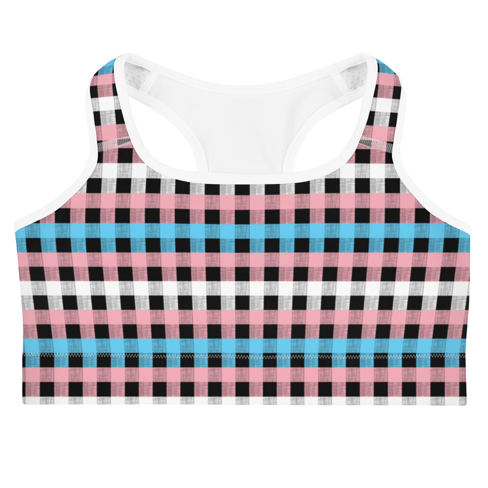 Trans Flannel Sports bra