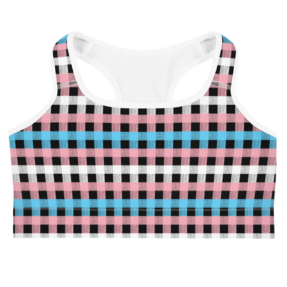 Trans Flannel Sports bra