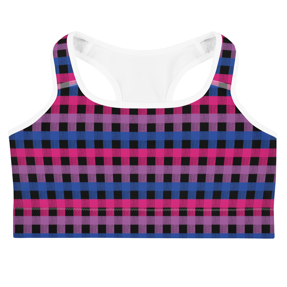 Bi Flannel Sports bra