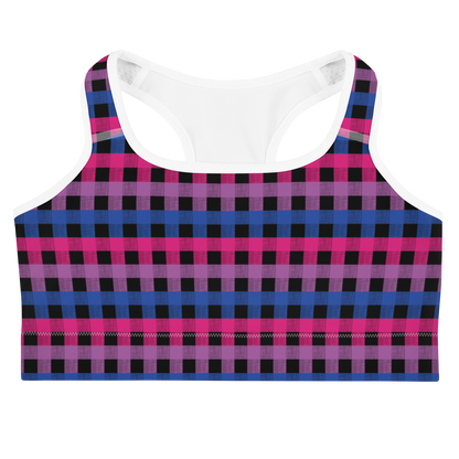 Bi Flannel Sports bra