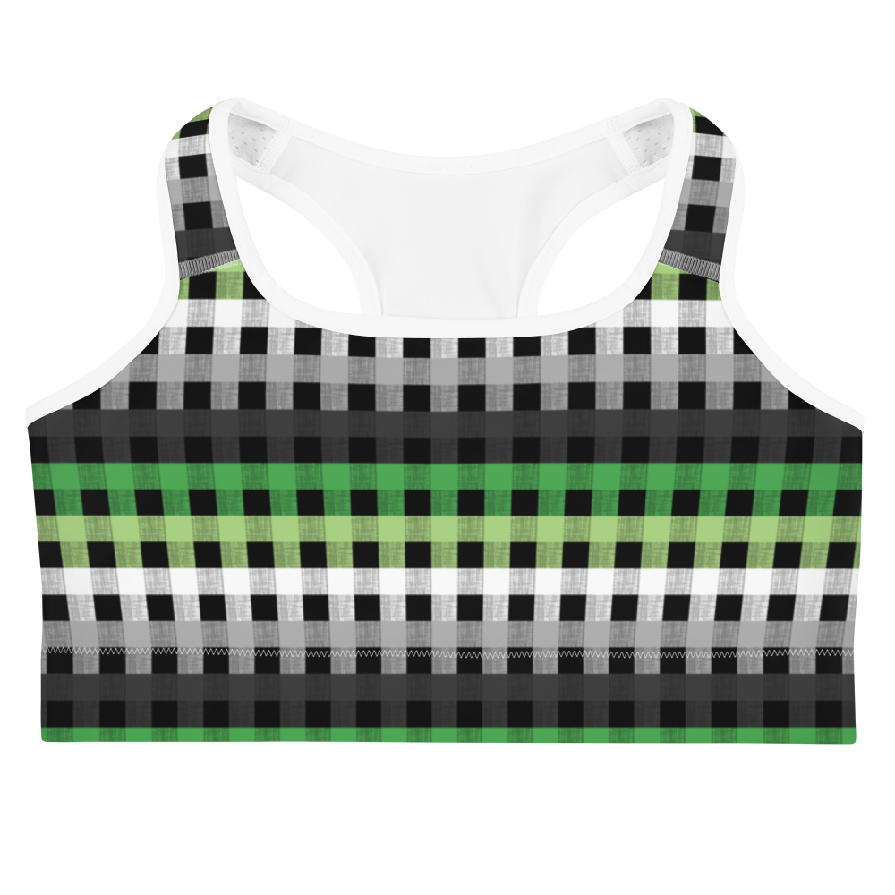 Aro Flannel Sports bra