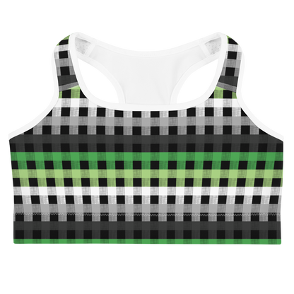 Aro Flannel Sports bra