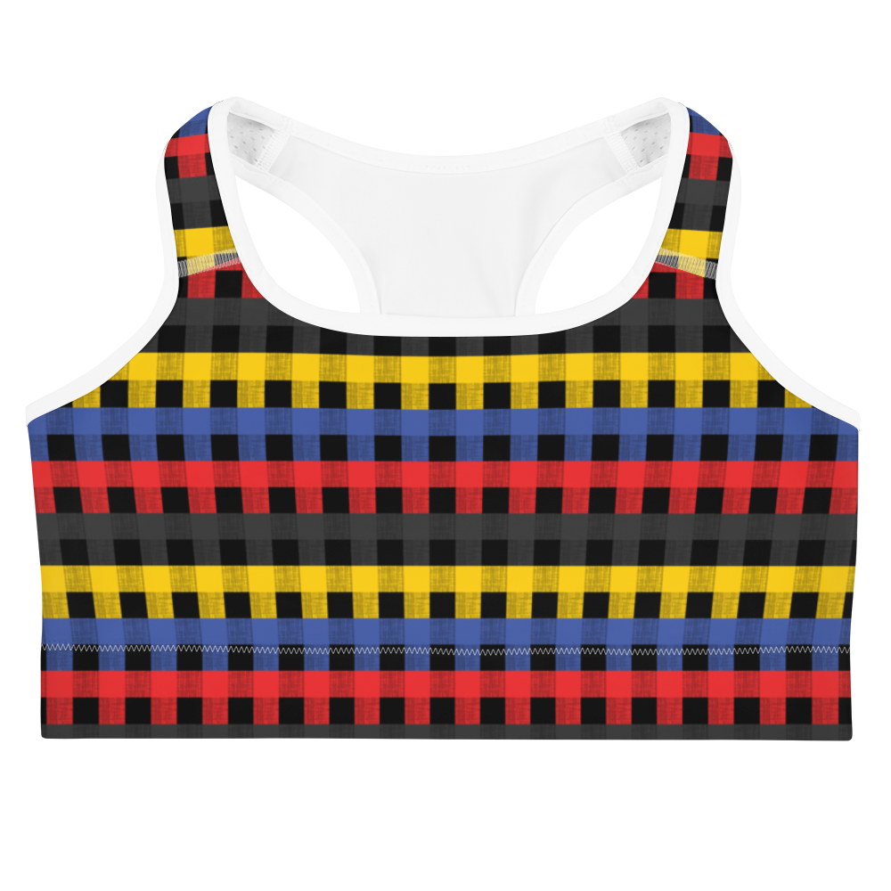 Poly Flannel Sports bra