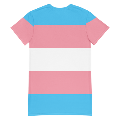 Trans Pride Flag T-shirt dress