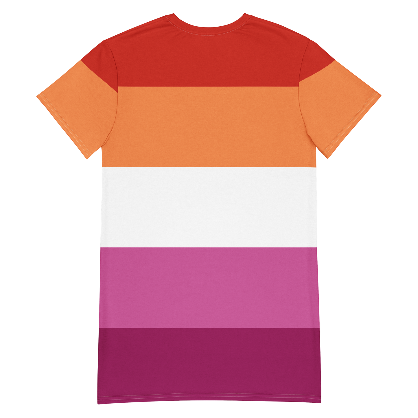 Lesbian Pride Flag T-shirt dress