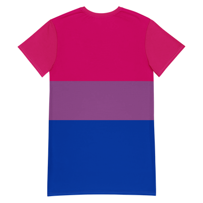 Bi Pride Flag T-shirt dress