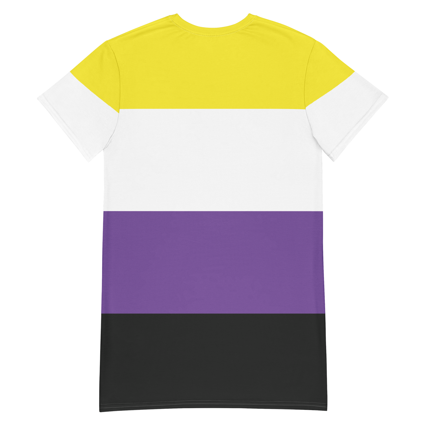 Enby Pride Flag T-shirt dress