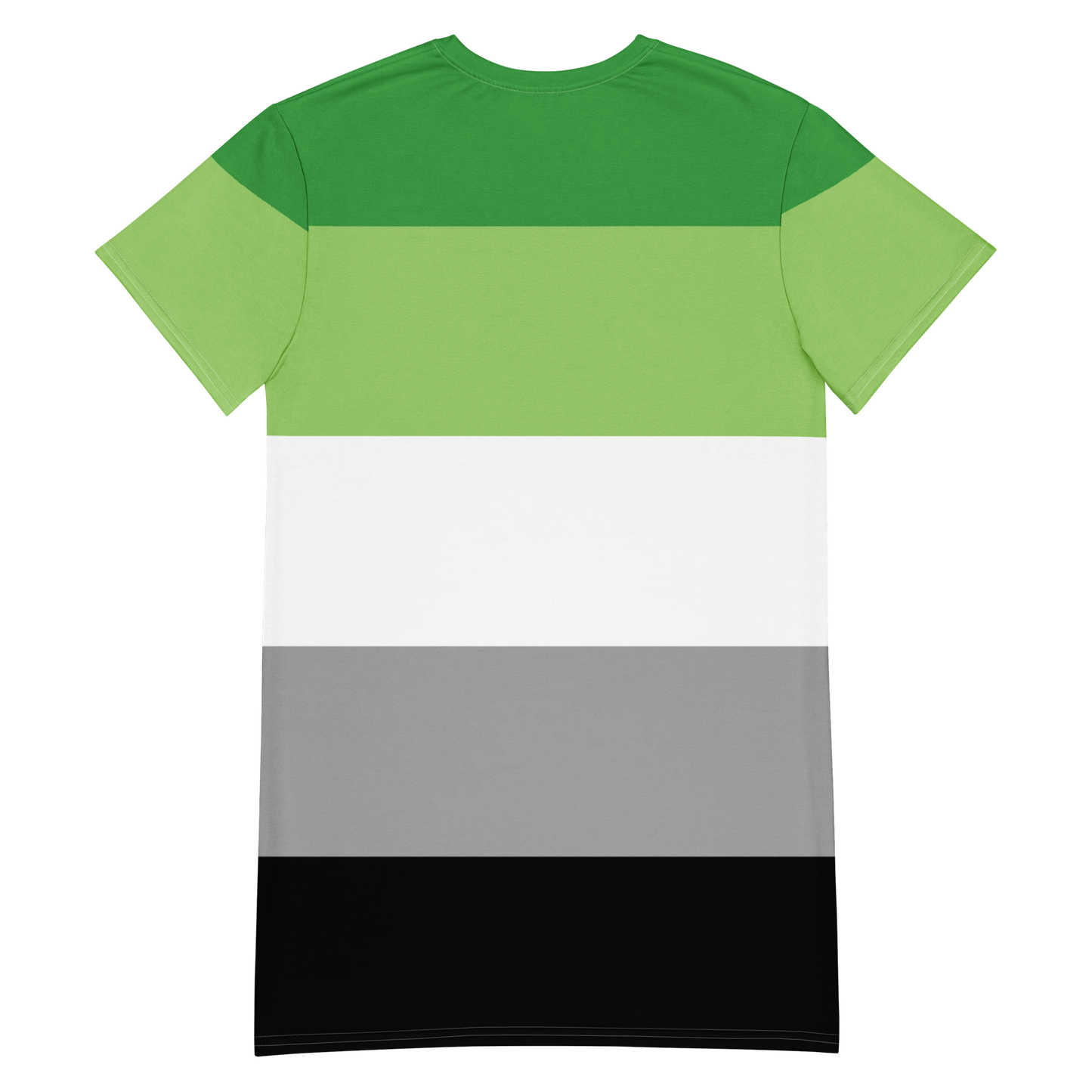 Aro Pride Flag T-shirt dress