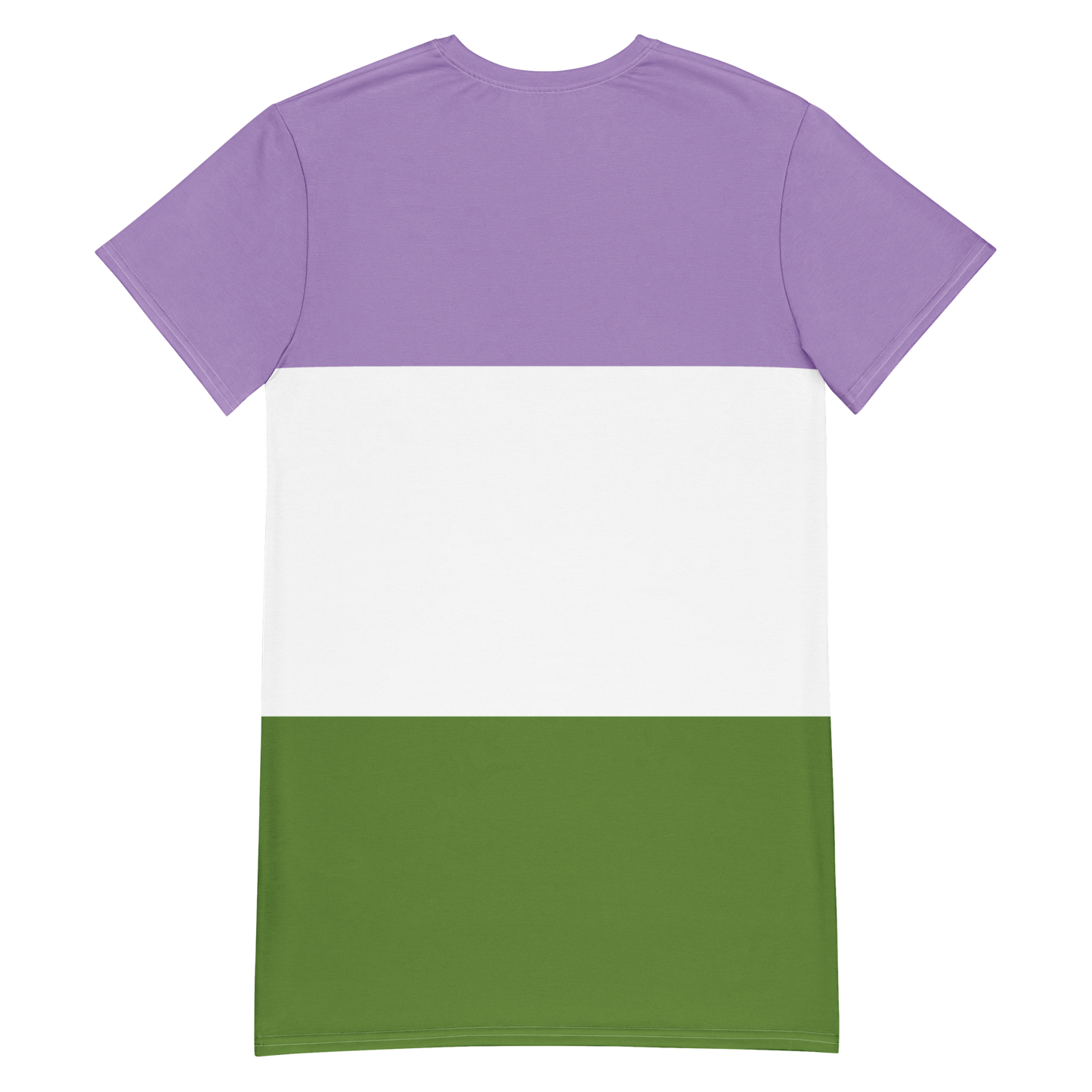 Genderqueer Pride Flag T-shirt dress