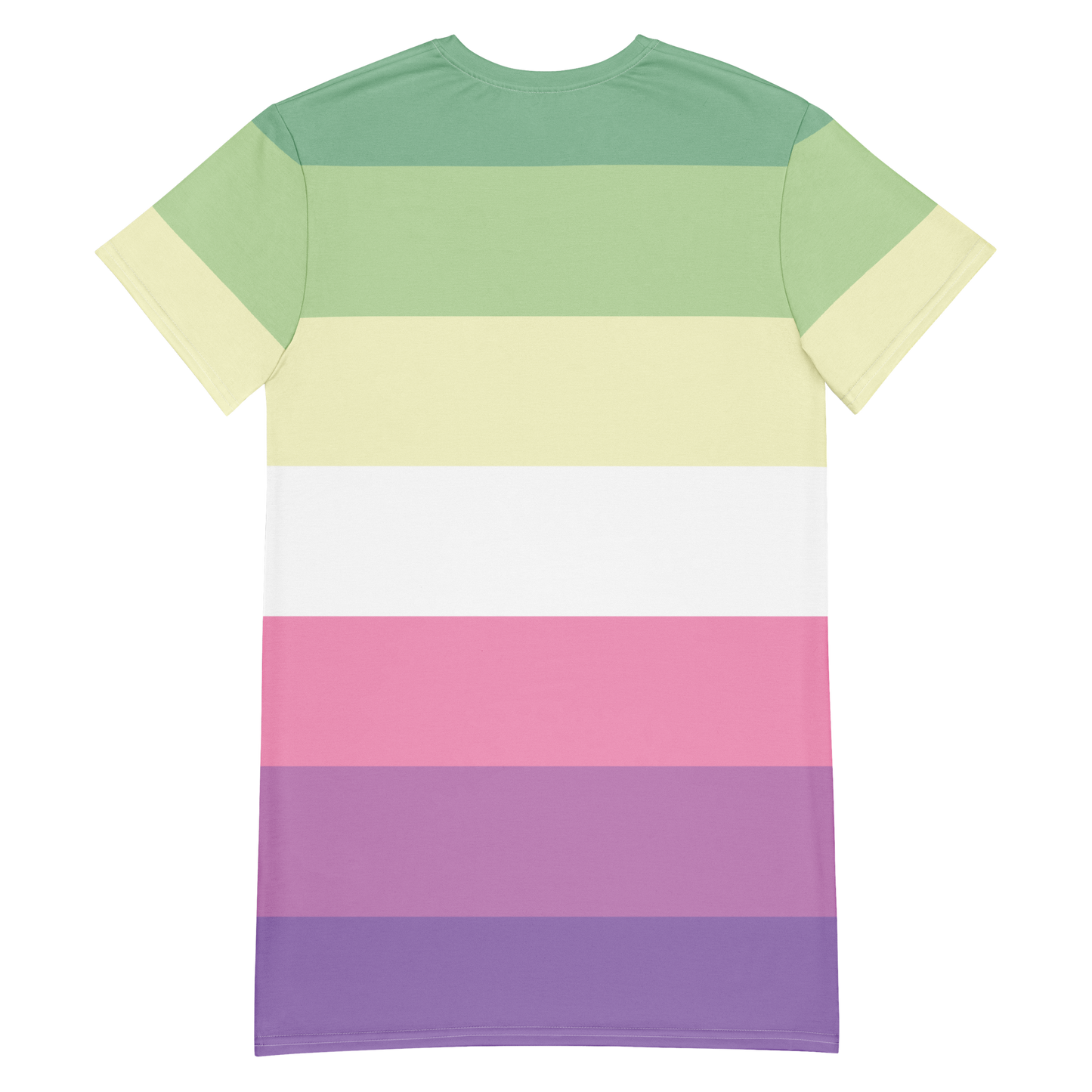 Genderfae Pride Flag T-shirt dress