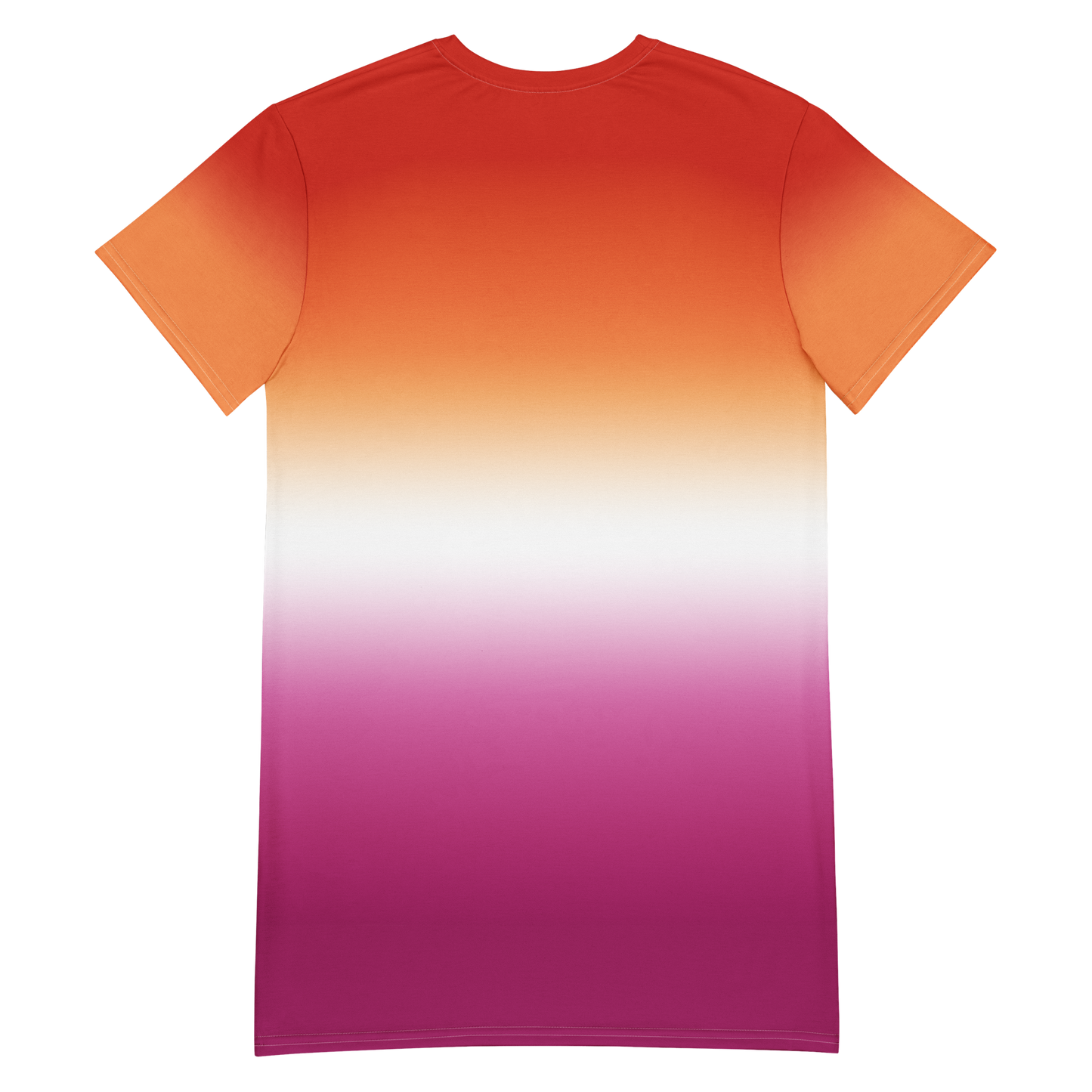 Lesbian Pride Gradient T-shirt dress