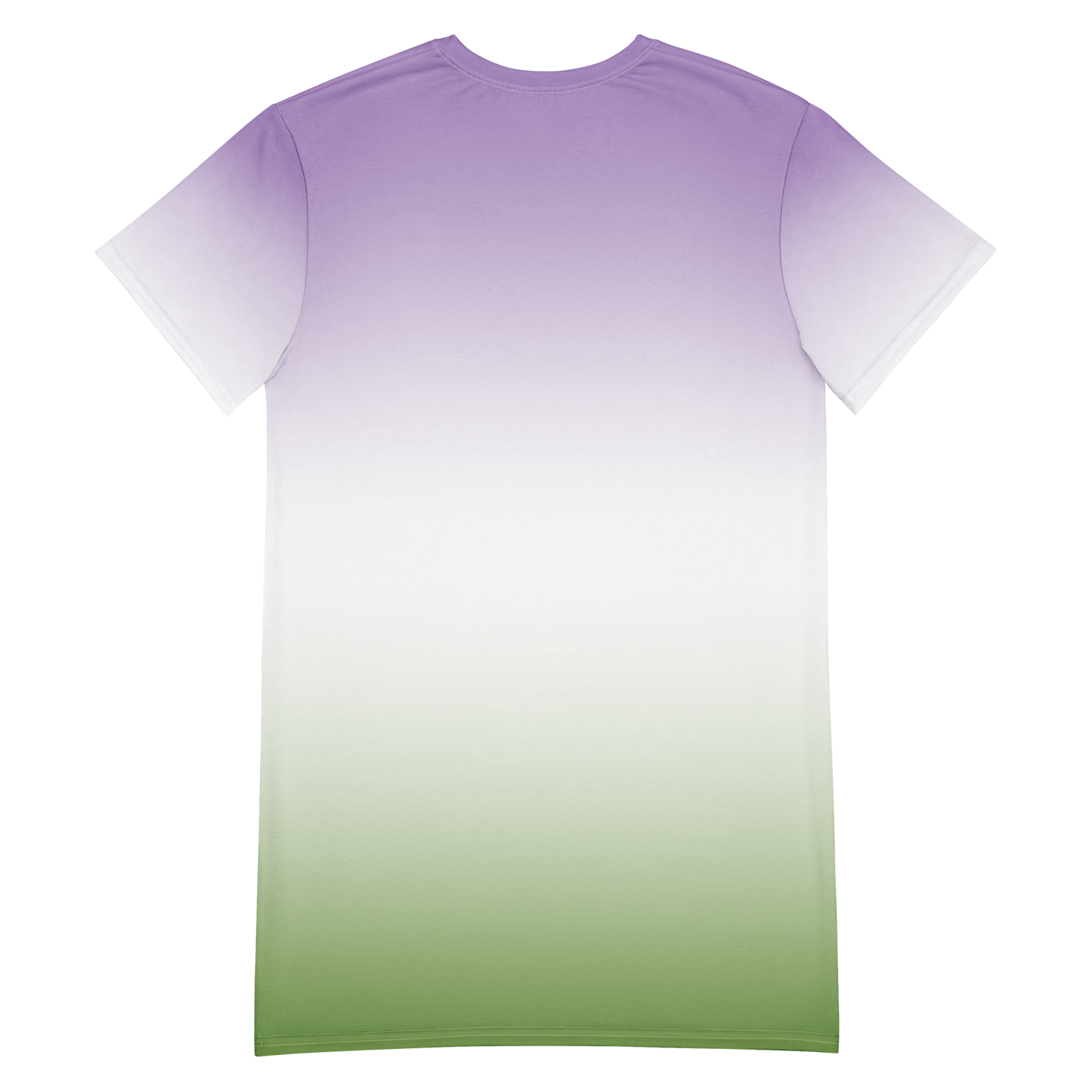 Genderqueer Pride Gradient T-shirt dress