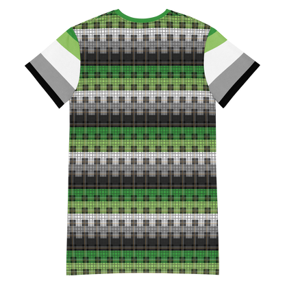 Aro Plaid T-shirt dress