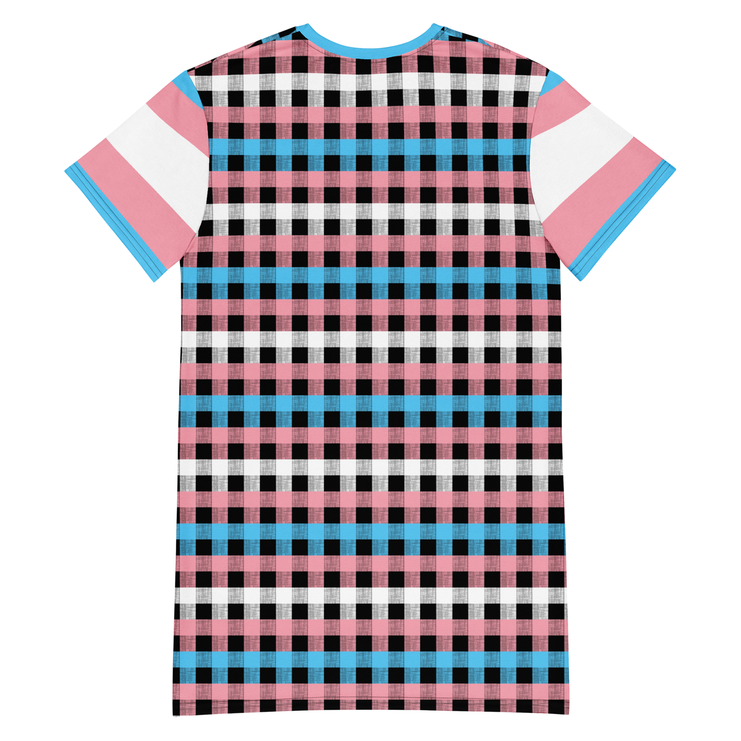 Trans Flannel T-shirt dress