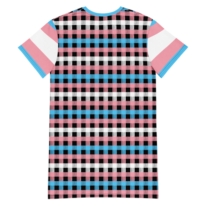 Trans Flannel T-shirt dress