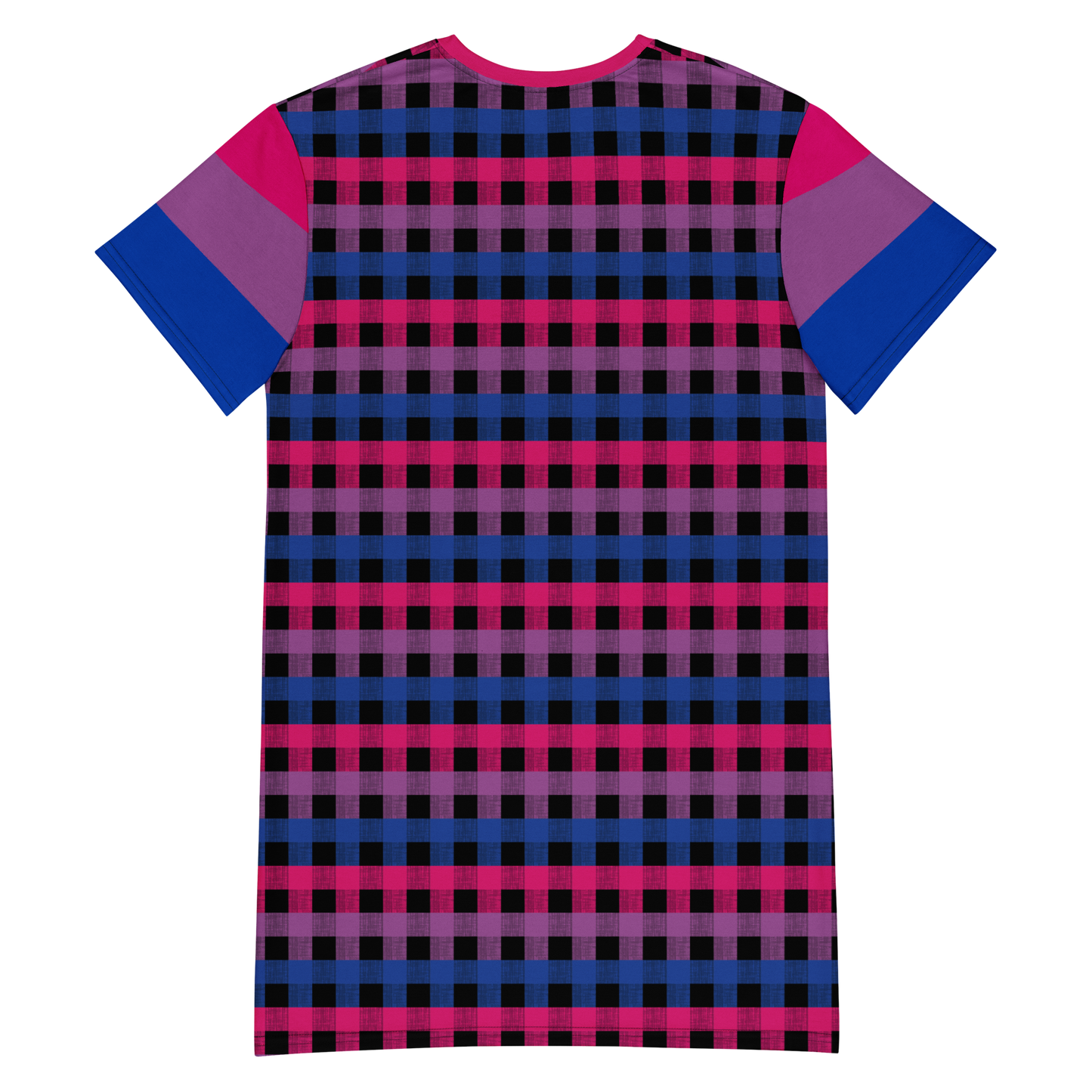 Bi Flannel T-shirt dress