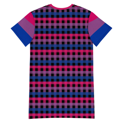 Bi Flannel T-shirt dress