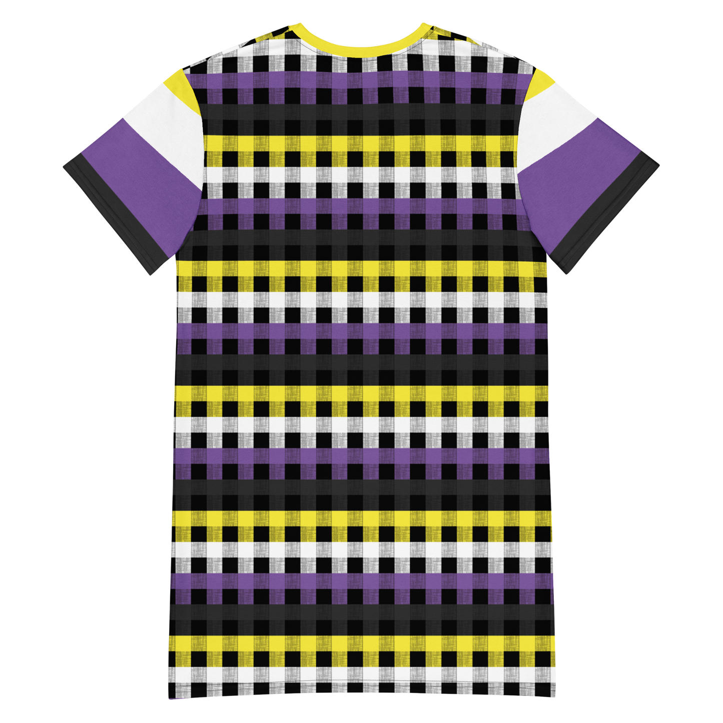 Enby Flannel T-shirt dress