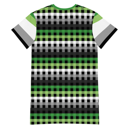 Aro Flannel T-shirt dress