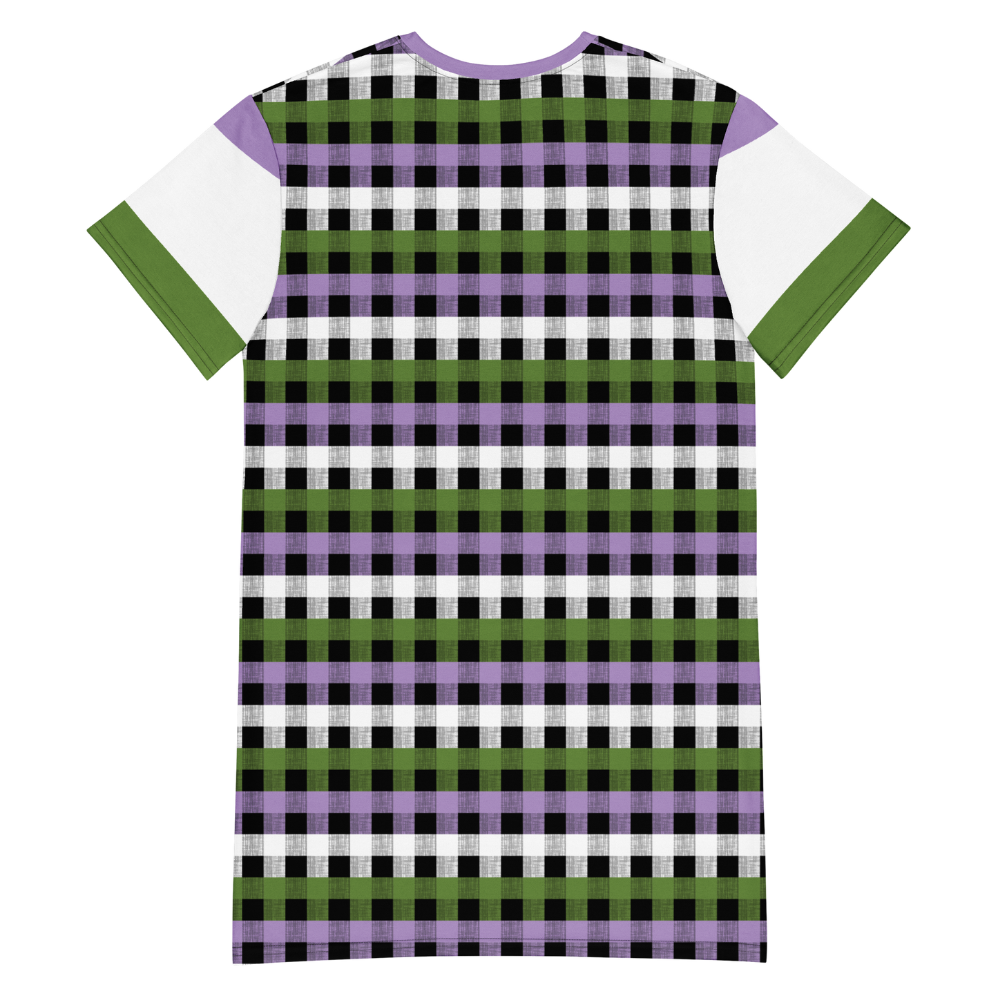 Genderqueer Flannel T-shirt dress