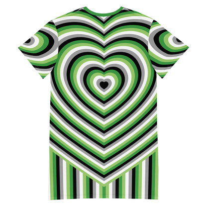 Aro Hearts T-shirt dress