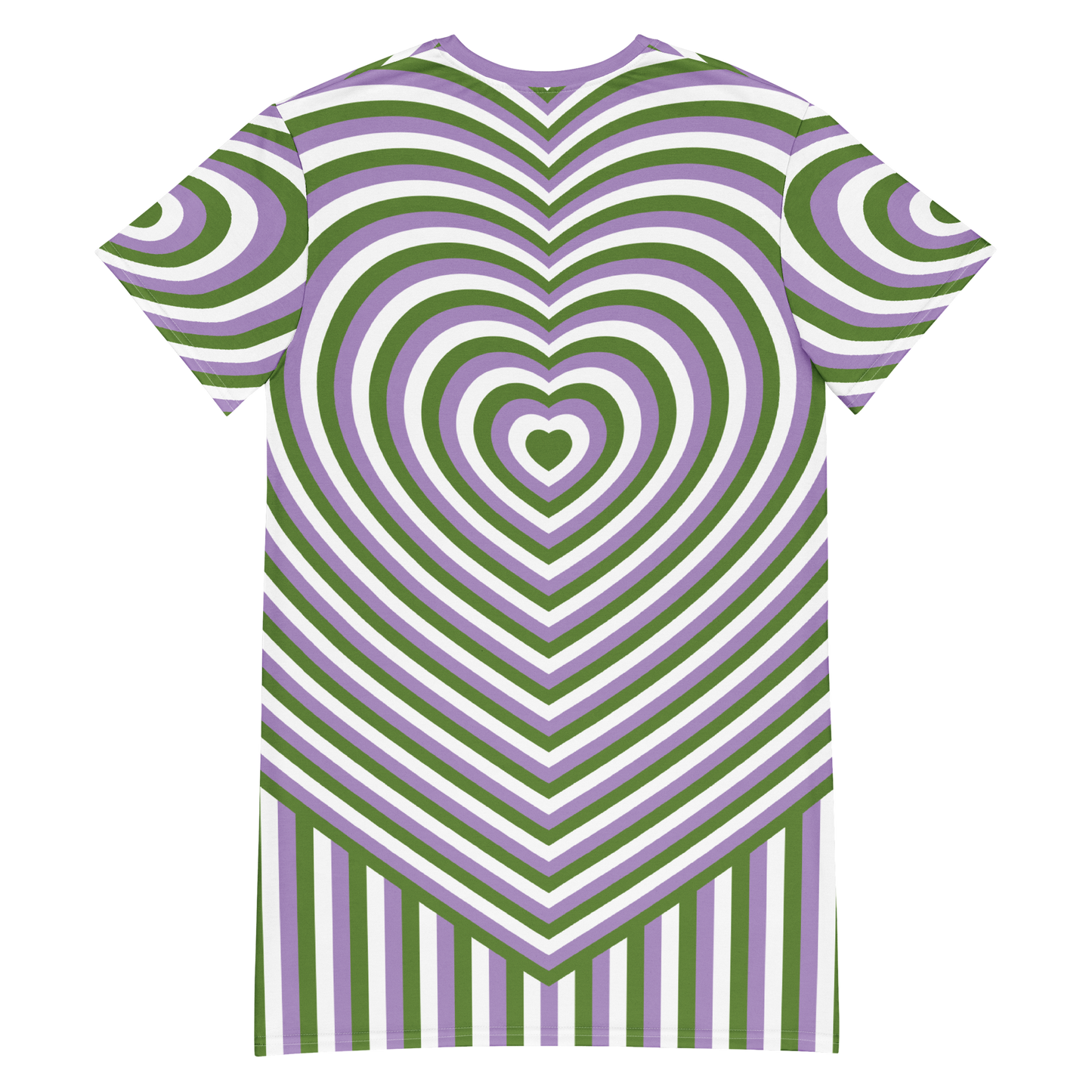 Genderqueer Hearts T-shirt dress